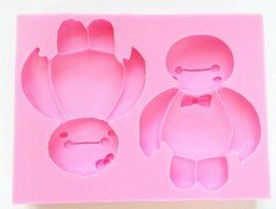 Design Baymax Silicone Mold,sugar Mold, Chocolate Mold, Cake Decoration Tool N3