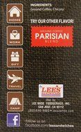 Lee's Coffee Pourover Fresh Ground Filter Packs, New Orleans, 18 Count N9