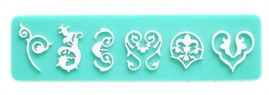 AmaranTeen - Rushed silicone mold lace cake molds fondant tools forma