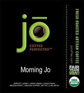 MORNING JO: 2 lb, Organic Breakfast Blend Ground Coffee, Medium Roast, Fair Trade Certified, USDA Certified Organic...