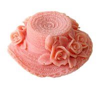 Yunko Summer Holiday Lady Hat Soft Silicone Soap Mold Cake Decoration Mould Fondant Jelly Candy Chocolate Mold