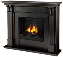 Real Flame Ashley Indoor Gel Fireplace - Mahogany