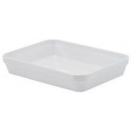 Revol Londres 612447 Rectangular Dish, 7-1/2 by 5-Inch, White