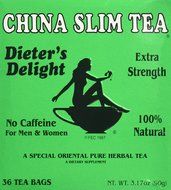 Tea Pot Tea China Slim Diet, 3.17-Ounce Units (Pack of 4) N3