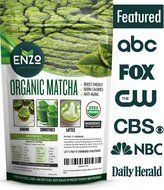 Matcha Green Tea Powder 4oz &ndash; Organic Vegan Milky Taste USDA Certified &ndash; 137x Antioxidants Over Brewed Green Tea...