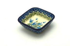 Polish Pottery Dish - Food Prep - Blue Bells