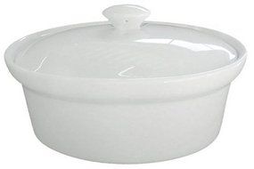 BIA Cordon Bleu 1-1/2-Quart Oval Casserole, White