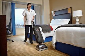 Rubbermaid Commercial 1868622 Executive Series Ultra-Lightweight Upright Vacuum Cleaner, 12-inch, Black