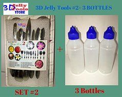 3D Jelly Cake Tools - Type 2 and 3 Bottle 3D Jelly Tools not include needle