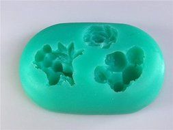 Small Flower Silicone Fondant Mold Gum Paste Cake Decorating Tools Cake Topper Mould N2