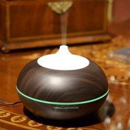 HOWSAN Aromatherapy Essential Oil Diffuser 300ml Ultrasonic Aroma Humidifier (Up to 10 Hours Use, Waterless Auto... N2