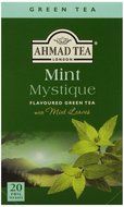 Ahmad Tea Mint Mystique Flavored Green Tea with Mint Leaves, 20-Count Boxes (Pack of 6)
