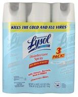Lysol Disinfectant Spray Crisp Linen Scent 3Pk Lysol Disinfectant Spray Crisp Linen Scent 3Pk