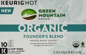 Green Mountain Organic Coffee K-cups 30 Pack(3 10 Packs) (Ethiopia Yiragacheffe) N4