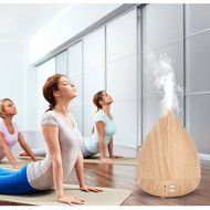 oobest Wood Grain Essential Oil Diffuser Humidifier-300ML Diffuser Cool Mist Humidifier Air Purifier Use with...