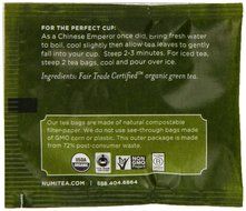 Numi Organic Tea Gunpowder Green, Full Leaf Green Tea, 100 Count non-GMO Bulk Tea Bag N13
