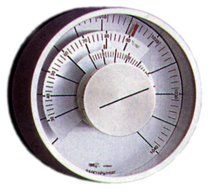 River City Clocks 205-203 Machined Aluminum German Wall Mount Weather Station, 6 Inch Diameter