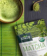 Matcha Green Tea Powder 4oz &ndash; Organic Vegan Milky Taste USDA Certified &ndash; 137x Antioxidants Over Brewed Green Tea... N5
