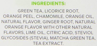Good Earth Citrus Kiss Decaffeinated Green Tea, 18 Count Tea Bags (Pack of 6) N25