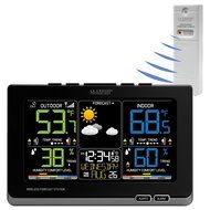 La Crosse Technology C87214 Multicolor Wireless Forecast Station, Black N2