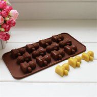 Yunko 12 Cavity Silicone Mold Variety Expression Baby Ice Cube Mold Chocolate Candy Mold Fondant Cake Decorating... N2