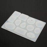 "12 Models Silicone Mold Mould Resin DIY Pendant Jewelry Tools Accessories" shopping N5