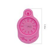 Wocuz WZ1232 Pocket Watch Shape Silicone Mold Fondant Mold Cupcake Cake Top Decoration Tool Cake Side Decorating... N2