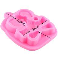 Mujiang Animal Molds Silicone Fondant Cake Decorating Supplies Set Of 5 N5