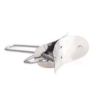 Voberry&reg; Kitchen Tools Fondant Icing Spatula Cookie Round Rolling Cutting Blade Dough Circle Cutter N3