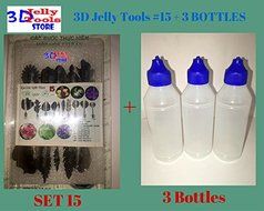 3D Jelly Cake Tools - Type 15 and 3 Bottle 3D Jelly Tools not include needle