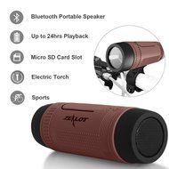 ZEALOT S1 Multi-in-1 Function Bicycle Speaker Long Playtime Bluetooth Speakers Music Player/Torch/Power Bank/FM...
