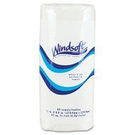 WIN1220 - Windsoft 1220 White Recycled Perforated 2 Ply Paper Towels