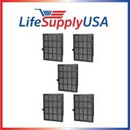 5 pcs True HEPA Replacement Filter Designed To Fit Winix 114190 Size 21 by Vacuum Savings