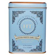 Harney &amp; Sons Fine Teas, Winter White Earl Grey Tin - 20ct Sachets N4