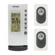 Digital table Clock Indoor Humidity Temperature Monitor Remote Sensor with Weather Station Thermometer Wireless... N6