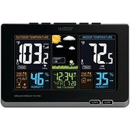 LA CROSSE TECHNOLOGY 308-1414B Wireless Color Forecast Station