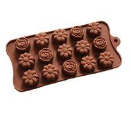 JLHua Rose Flower Molds for Hard Candy &amp; Chocolate Making Silicone Soap and Ice Cube Trays Party Buffet, Baking...