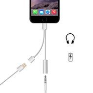 Onway Lightning Port Adapter Charge Jack 3.5 mm Audio Interface Headphone Connector Converter Cable For IOS Devices... N4
