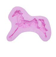 Yunko Carousel Horse Cake Decorating Tools Silicone Fondnt Mold Chocolate Candy Sugar Mould N3