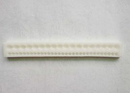 BEAD BORDER beads mold 2 assorted sizes Rows Sugarcraft fondant fimo icing Silicone Mould for Cake Decorating,...