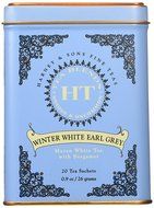 Harney &amp; Sons Fine Teas, Winter White Earl Grey Tin - 20ct Sachets N6