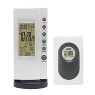 Digital table Clock Indoor Humidity Temperature Monitor Remote Sensor with Weather Station Thermometer Wireless... N8