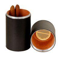 Brizard &amp; Co. Cylinder Sunrise Black Cigar Humidors