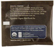 Numi Organic Tea Gunpowder Green, Full Leaf Green Tea, 100 Count non-GMO Bulk Tea Bag N44