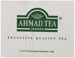Ahmad Tea Mint Mystique Flavored Green Tea with Mint Leaves, 20-Count Boxes (Pack of 6) N5