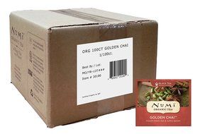 Numi Organic Tea Gunpowder Green, Full Leaf Green Tea, 100 Count non-GMO Bulk Tea Bag N50