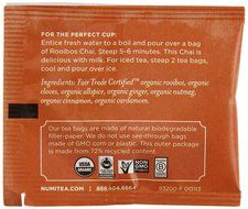 Numi Organic Tea Gunpowder Green, Full Leaf Green Tea, 100 Count non-GMO Bulk Tea Bag N54
