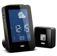 Braun BNC013BK-RC Temperature/Humidity Quartz Alarm Clock N4