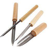 ACE 4pcs Semi Round Hole Cutters Pottery Clay Ceramic DIY Tools For Drilling &amp; Sculpture