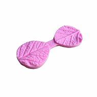 Lariy Poplar Leaf CakeFondant Decoration Soap Chocolate Mould Kitchen Baking Tool